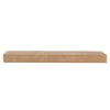 Large Rustic Embossed Wood Floating Wall Shelf - Natural